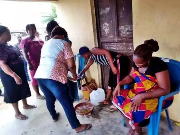 Wonders Shall Never End: Residents in Shock as Woman Gives Birth to a Goat in Rivers Community (Photos)